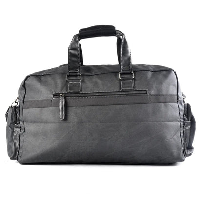 Geanta voiaj, pentru avion, piele ecologica, Naimeed D5407, Companion, Gri, 48x17x27cm