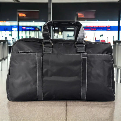 Geanta voiaj, pentru avion, Naimeed D5409, Oxford, Negru, 50x17x30cm