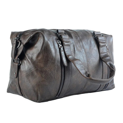 Geanta voiaj, pentru avion, piele ecologica, Naimeed D5413, Companion, Maro inchis, 50x16x30cm