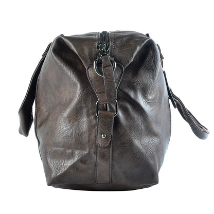 Geanta voiaj, pentru avion, piele ecologica, Naimeed D5413, Companion, Maro inchis, 50x16x30cm