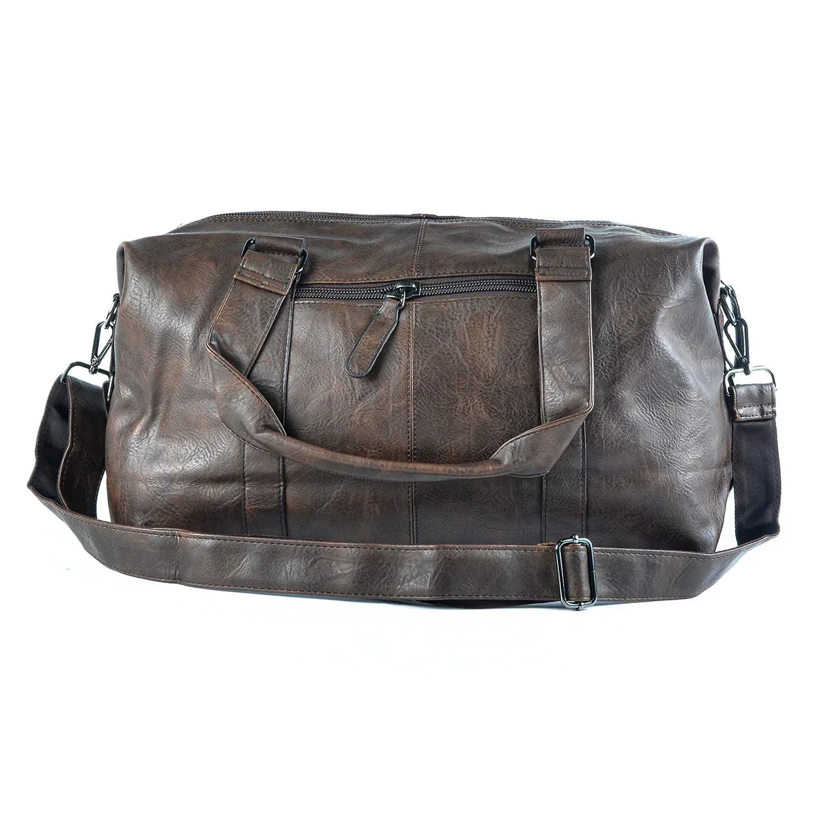 Geanta voiaj, pentru avion, piele ecologica, Naimeed D5413, Companion, Maro inchis, 50x16x30cm
