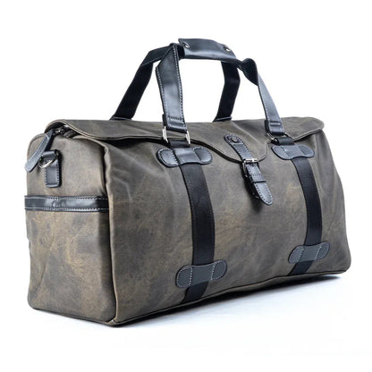 Geanta voiaj, pentru avion, piele ecologica, Naimeed D5414, Companion, Verde militar, 50x20x30cm