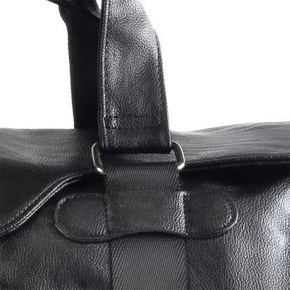 Geanta voiaj, pentru avion, piele ecologica, Naimeed D5415, Companion, Negru, 48x20x23cm