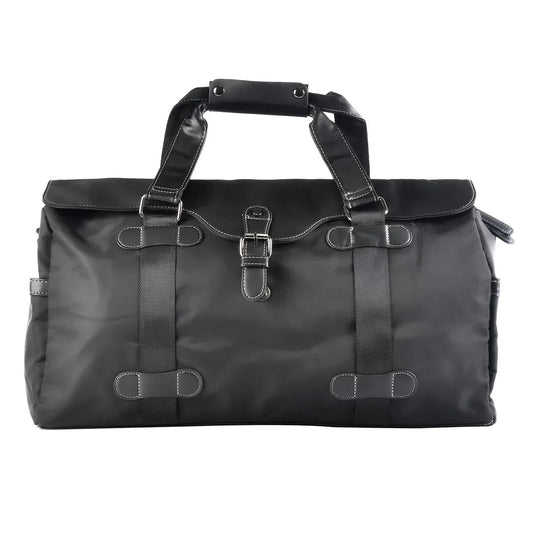 Geanta voiaj, pentru avion, Naimeed D5417, Oxford, Negru, 48x20x30cm