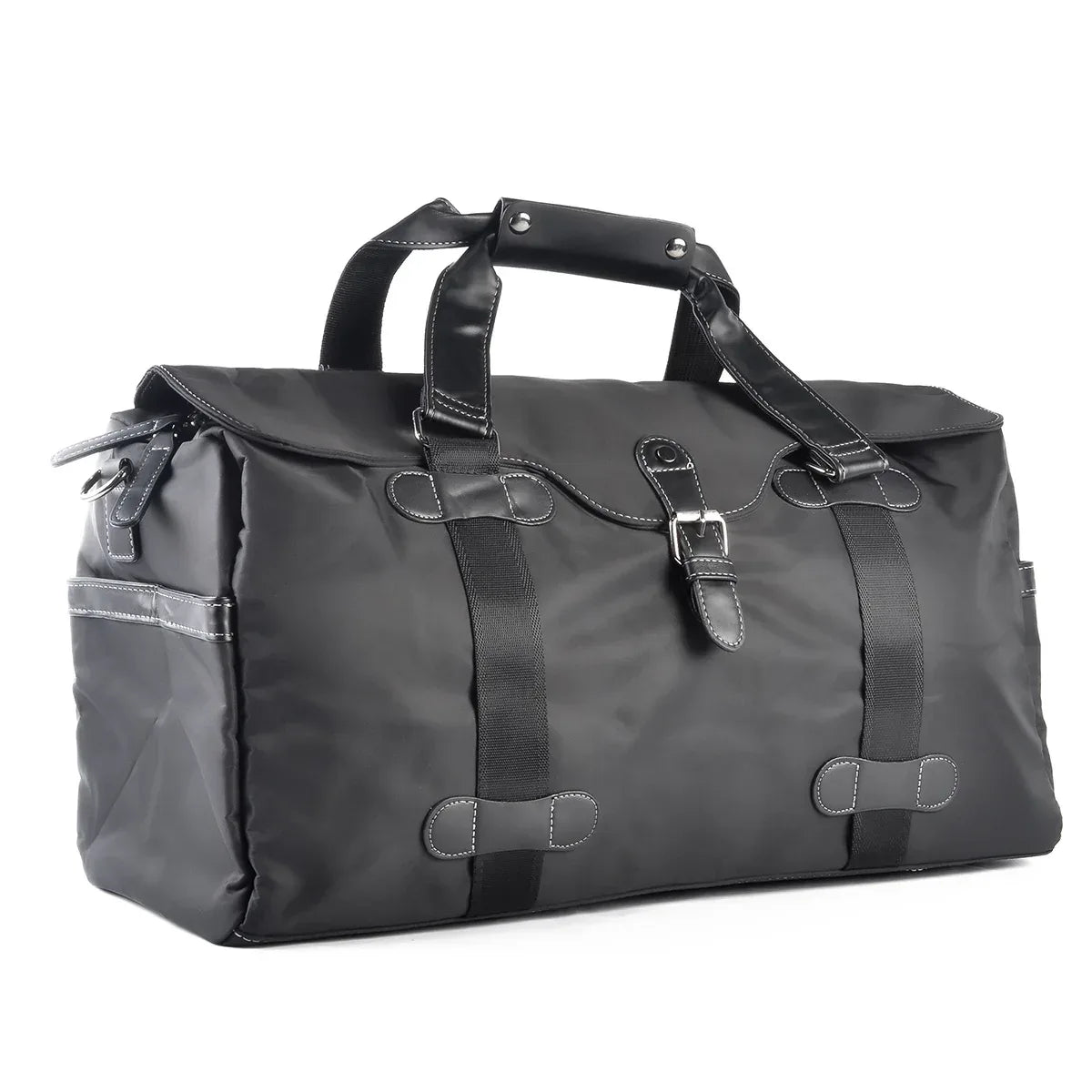 Geanta voiaj, pentru avion, Naimeed D5417, Oxford, Negru, 48x20x30cm