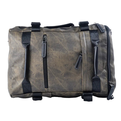Geanta voiaj, pentru avion, piele ecologica, Naimeed D5421, Companion, Verde militar, 45x15x30cm