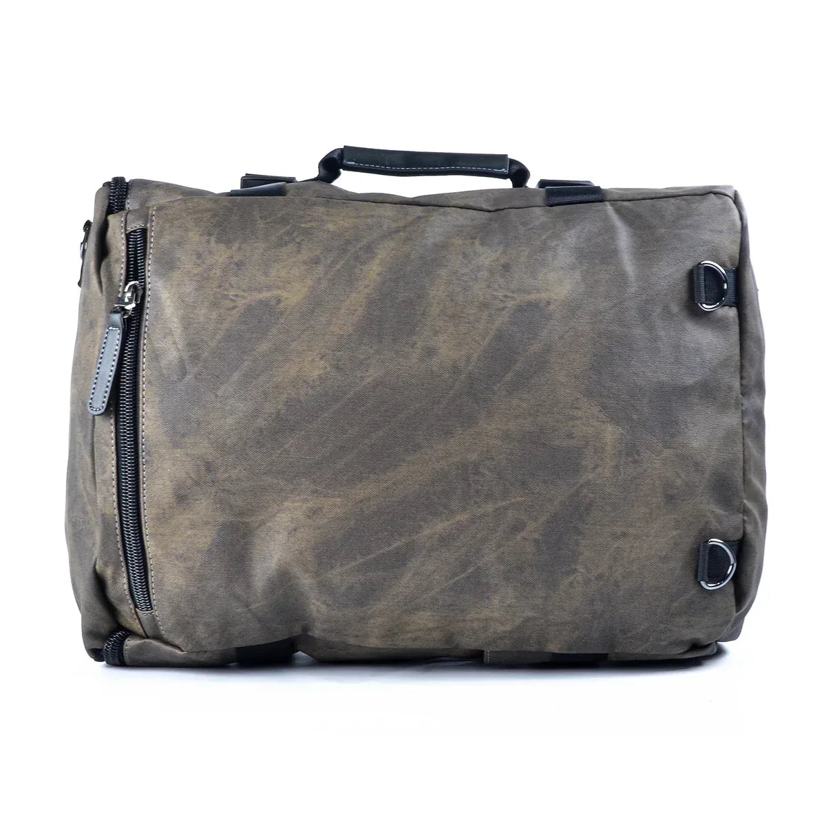 Geanta voiaj, pentru avion, piele ecologica, Naimeed D5421, Companion, Verde militar, 45x15x30cm