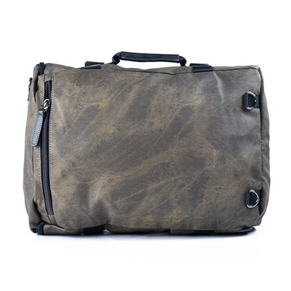 Geanta voiaj, pentru avion, piele ecologica, Naimeed D5421, Companion, Verde militar, 45x15x30cm