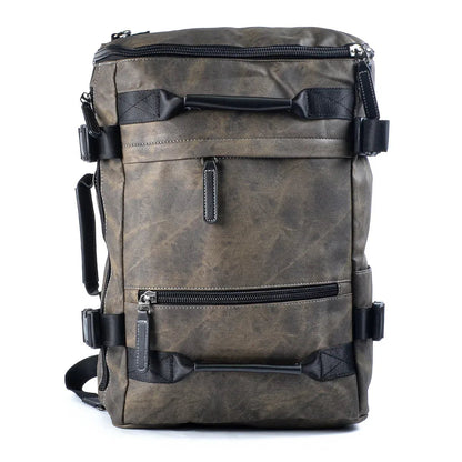 Geanta voiaj, pentru avion, piele ecologica, Naimeed D5421, Companion, Verde militar, 45x15x30cm