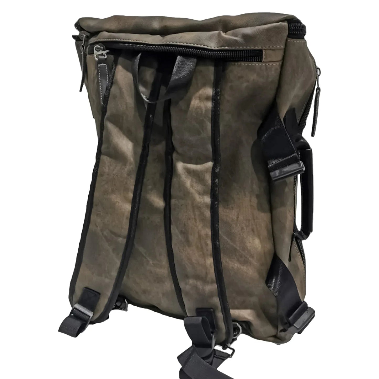 Geanta voiaj, pentru avion, piele ecologica, Naimeed D5421, Companion, Verde militar, 45x15x30cm