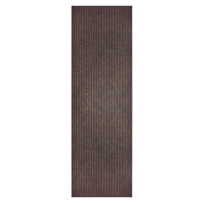Set 5 panouri decorative, riflaj, polimer rigid, Naimeed D5460, 270x30x0.5cm, Maro
