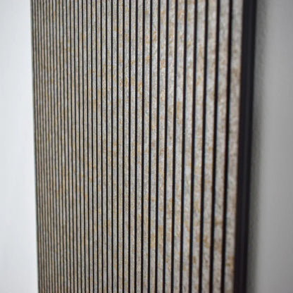 Set 5 panouri decorative, riflaj, polimer rigid, Naimeed D5463, 270x30x0.5cm, Crem