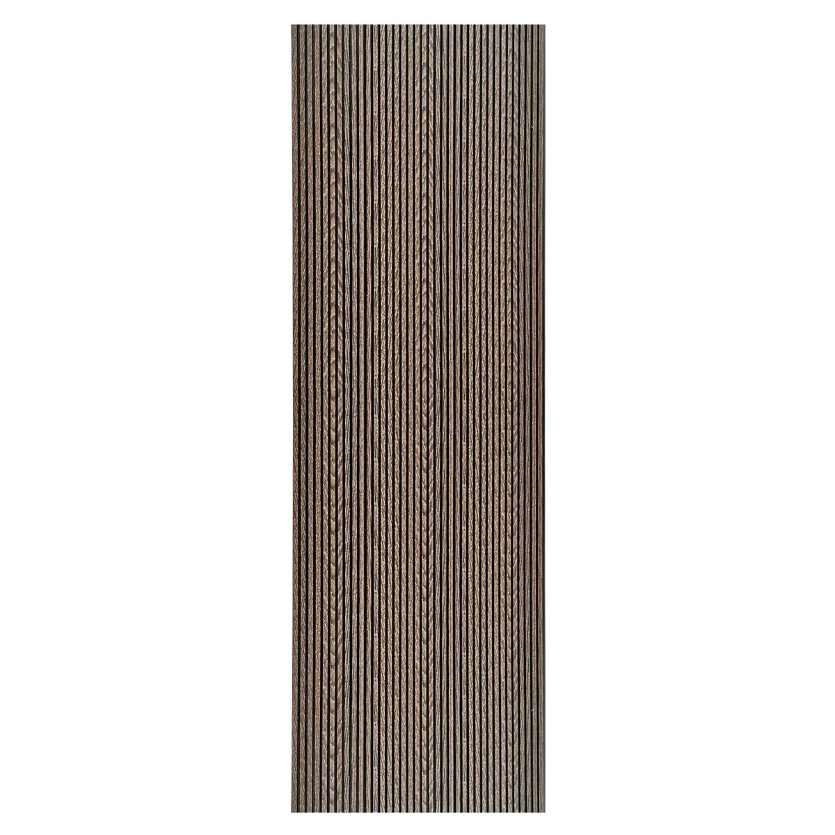 Set 5 panouri decorative, riflaj, polimer rigid, Naimeed D5467, 270x30x0.5cm, Maro