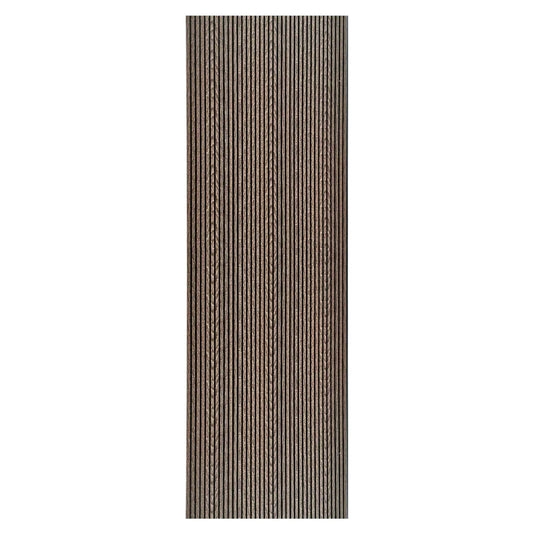 Set 5 panouri decorative, riflaj, polimer rigid, Naimeed D5467, 270x30x0.5cm, Maro