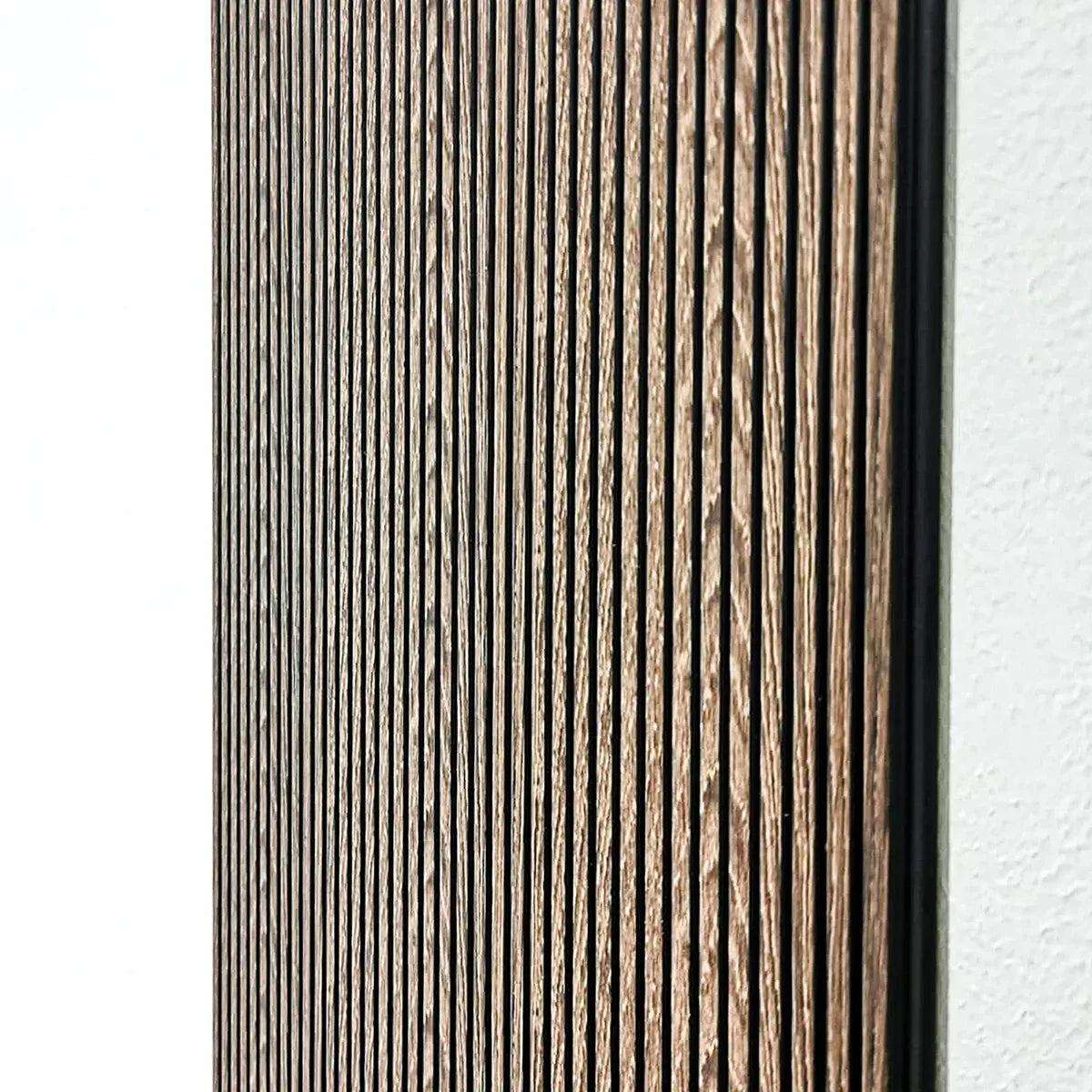Set 5 panouri decorative, riflaj, polimer rigid, Naimeed D5467, 270x30x0.5cm, Maro