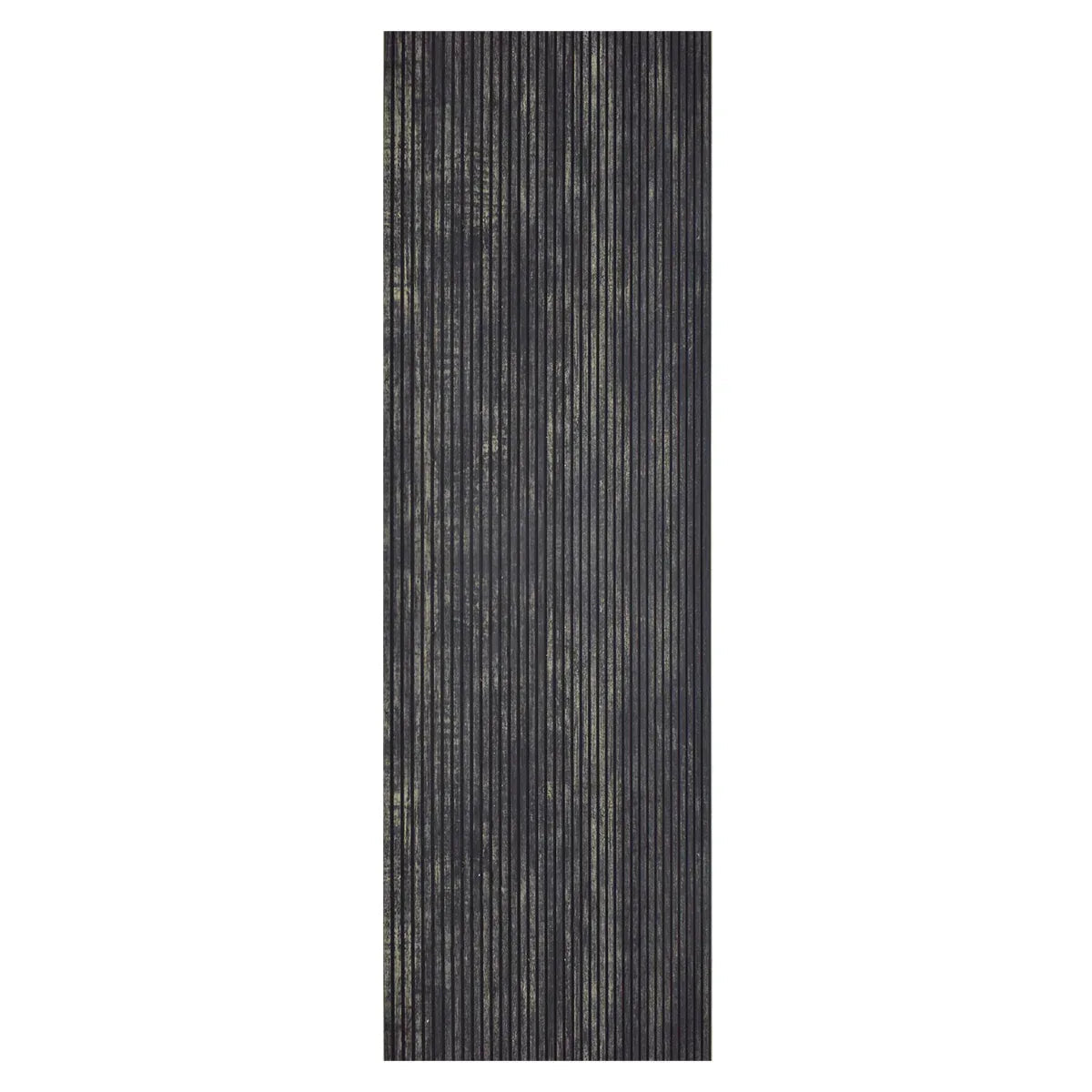 Set 5 panouri decorative, riflaj, polimer rigid, Naimeed D5468, 270x30x0.5cm, Negru