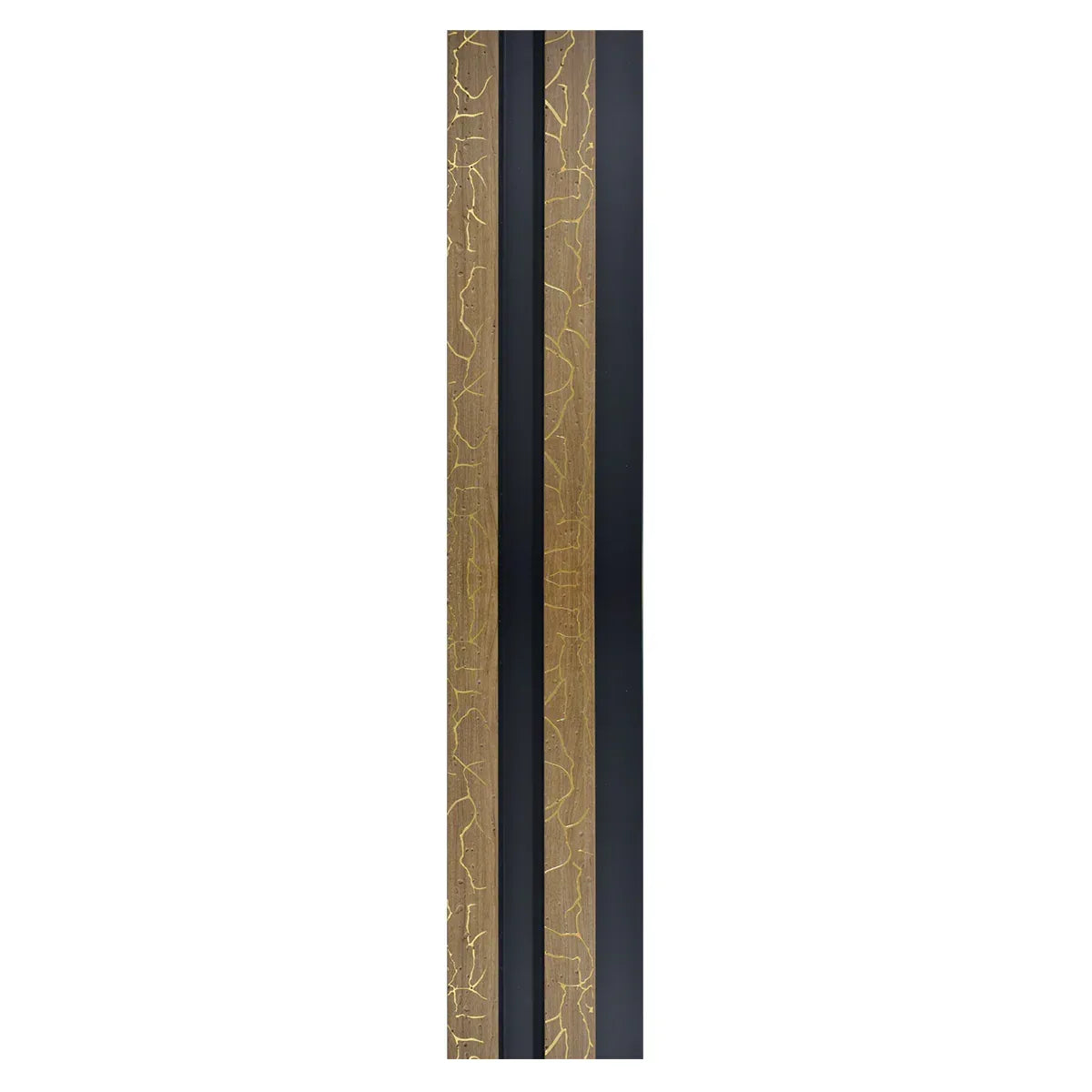Set 5 panouri decorative, riflaj, polimer rigid, Naimeed D5477, 270x12x2cm, Maro