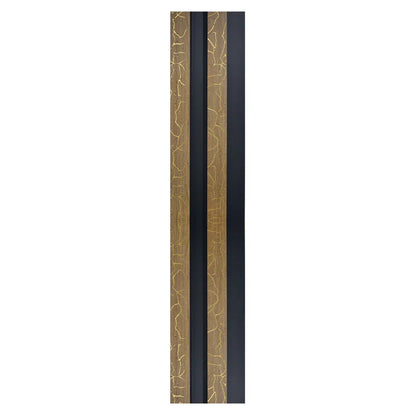 Set 5 panouri decorative, riflaj, polimer rigid, Naimeed D5477, 270x12x2cm, Maro