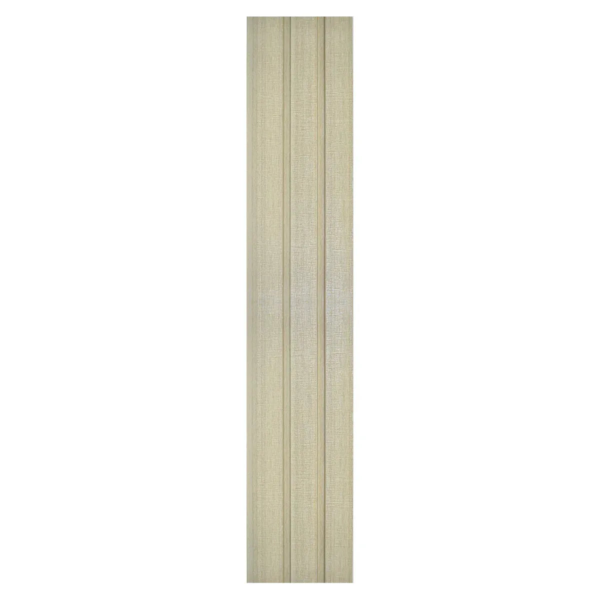 Set 5 panouri decorative, riflaj, polimer rigid, Naimeed D5482, 270x12x1cm, Crem deschis