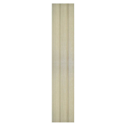 Set 5 panouri decorative, riflaj, polimer rigid, Naimeed D5482, 270x12x1cm, Crem deschis