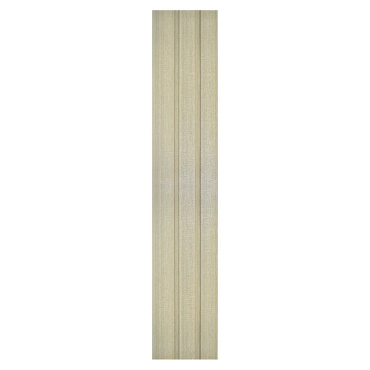 Set 5 panouri decorative, riflaj, polimer rigid, Naimeed D5482, 270x12x1cm, Crem deschis