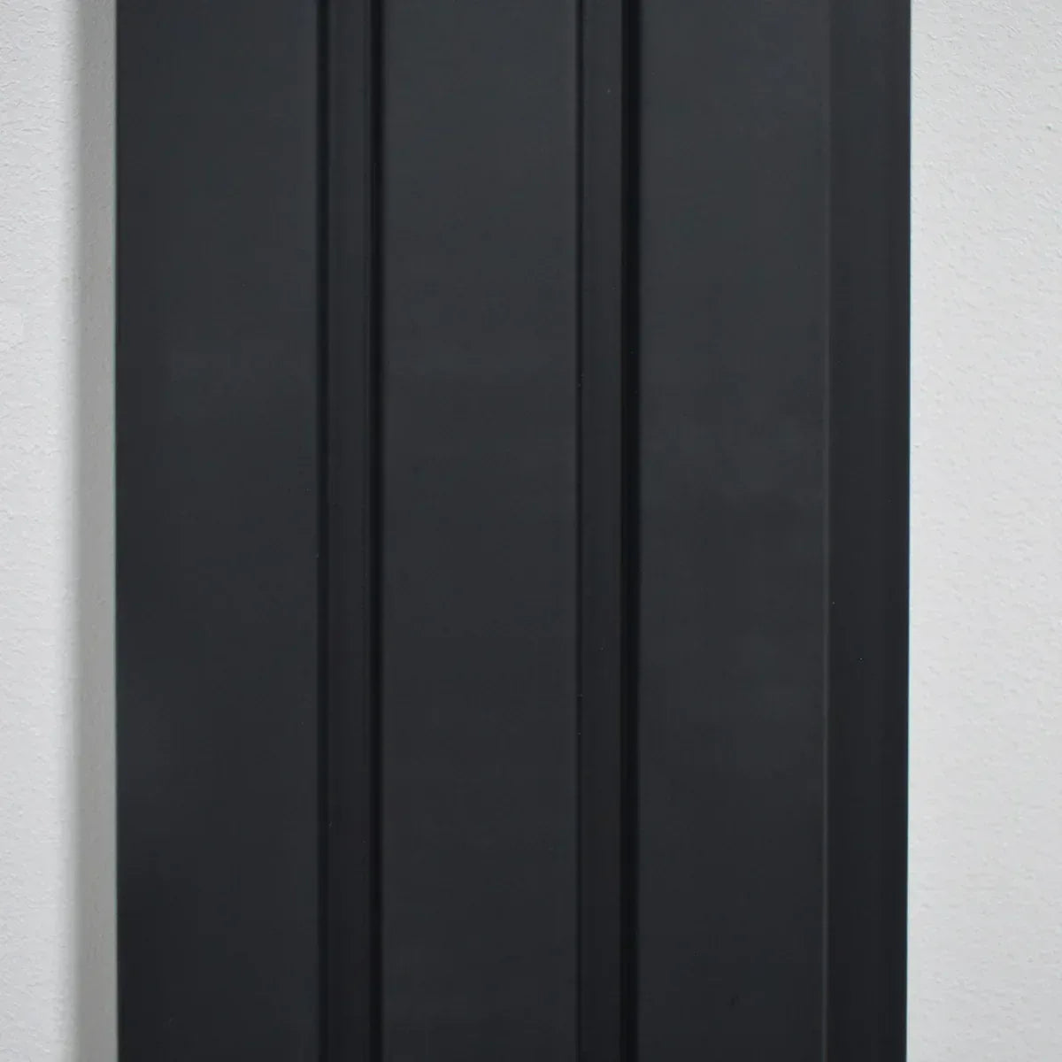 Set 5 panouri decorative, riflaj, polimer rigid, Naimeed D5483, 270x12x1cm, Negru
