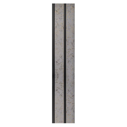 Set 5 panouri decorative, riflaj, polimer rigid, Naimeed D5487, 270x12x1cm, Crem