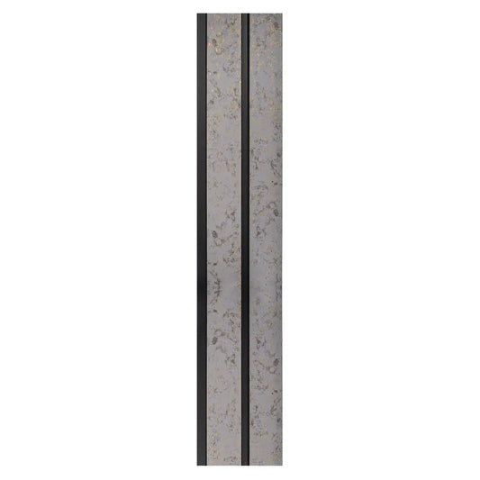 Set 5 panouri decorative, riflaj, polimer rigid, Naimeed D5487, 270x12x1cm, Crem