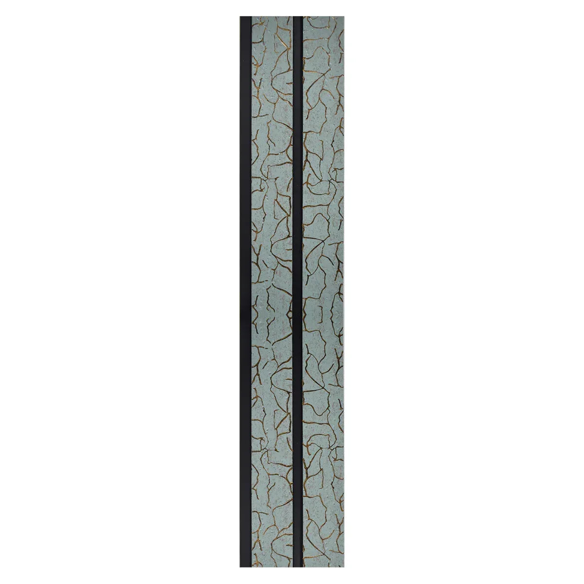 Set 5 panouri decorative, riflaj, polimer rigid, Naimeed D5488, 270x12x1cm, Turcoaz