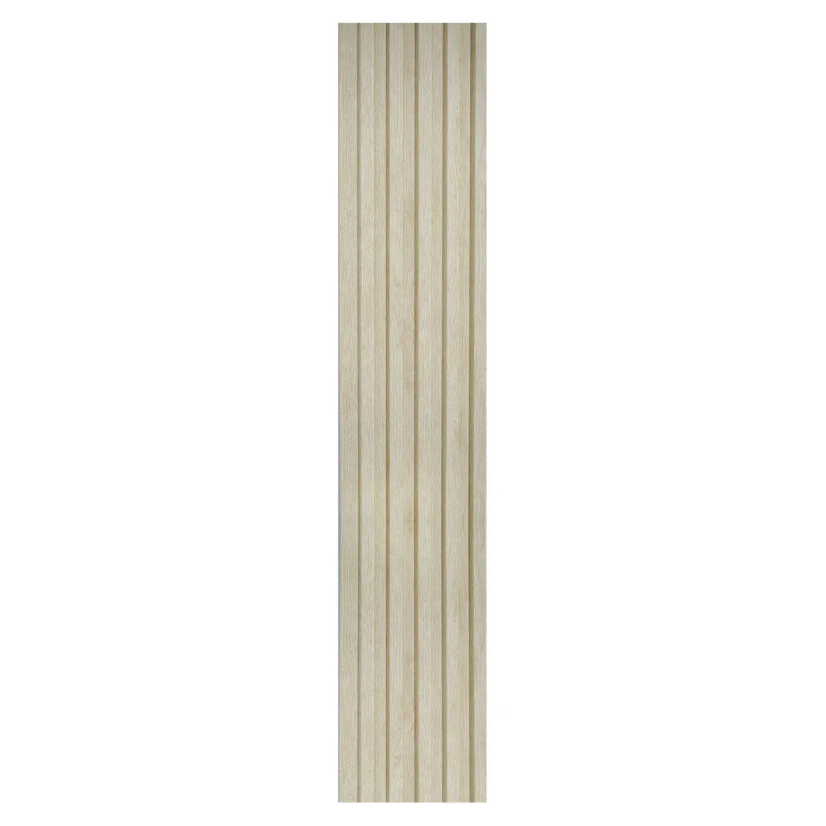 Set 5 panouri decorative, riflaj, polimer rigid, Naimeed D5496, 270x12x1cm, Crem