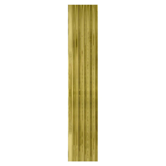 Set 5 panouri decorative, riflaj, polimer rigid, Naimeed D5498, 270x12x1cm, Auriu
