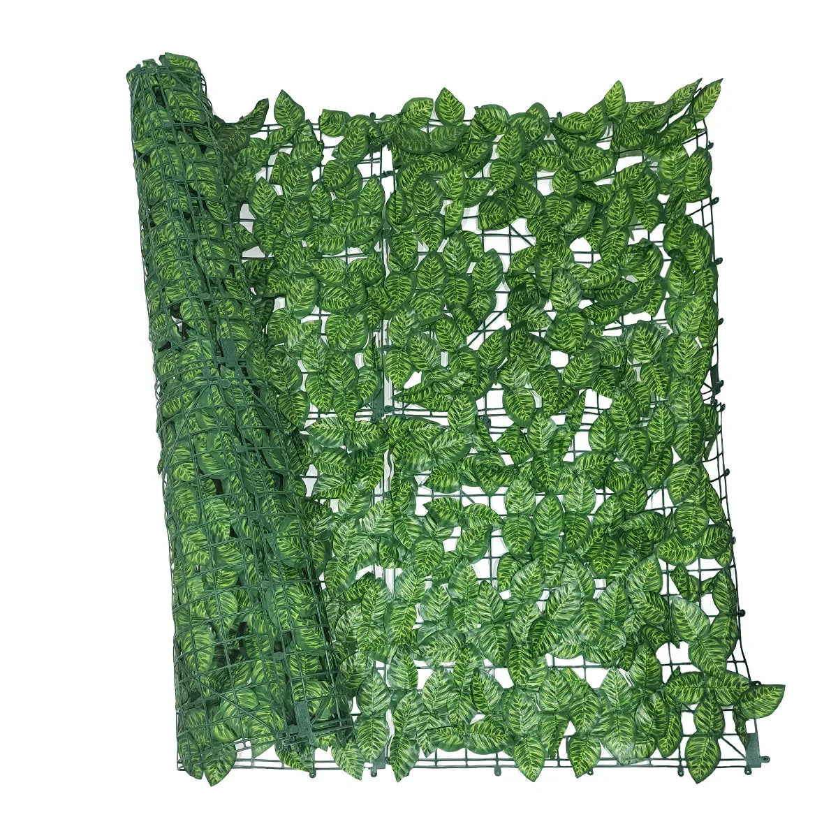 Plasa gard, frunze artificiale, Naimeed D5569, paravan pentru balcon, terasa si gard, Verde