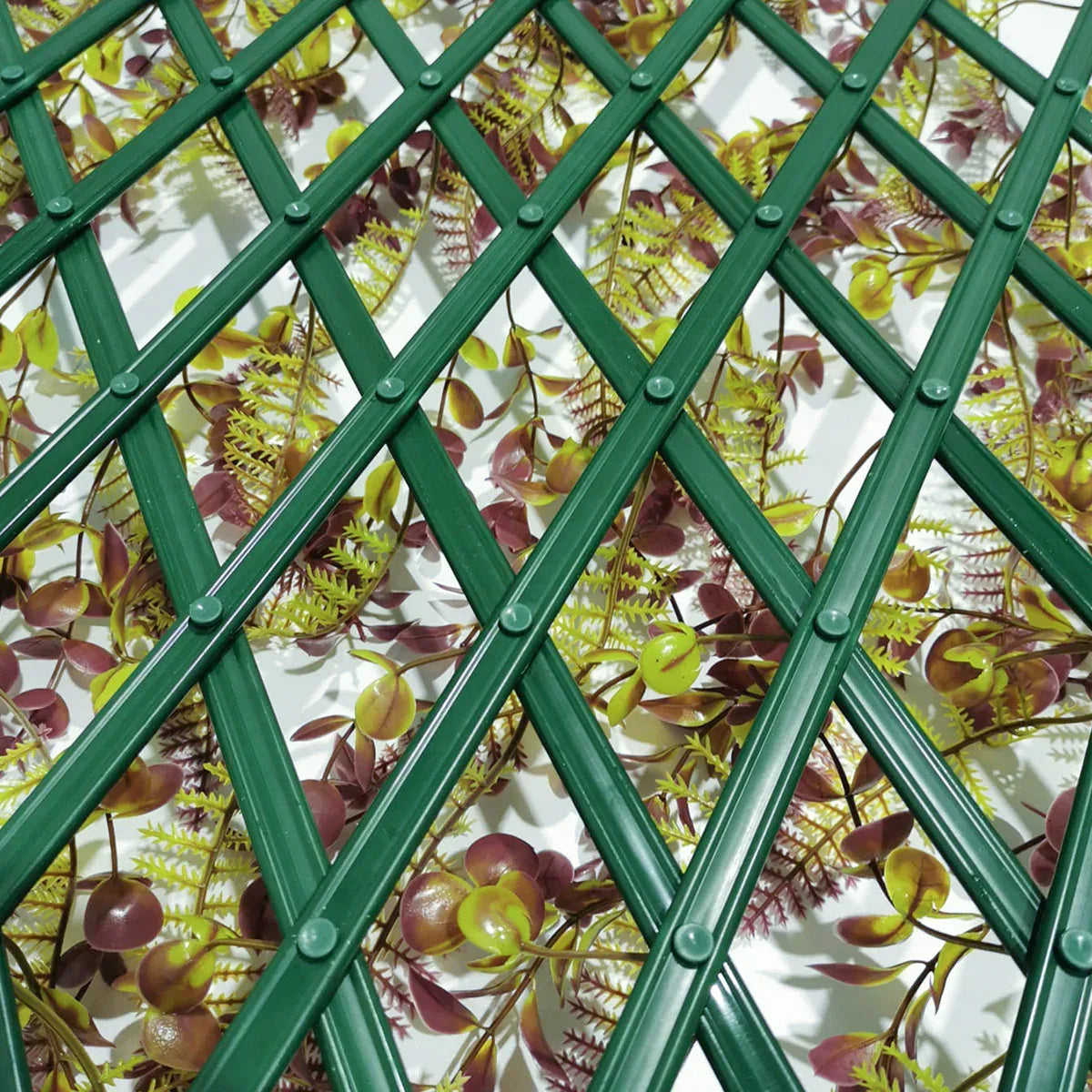 Paravan verde artificial, extensibil, Naimeed D5573, Verde/Maro