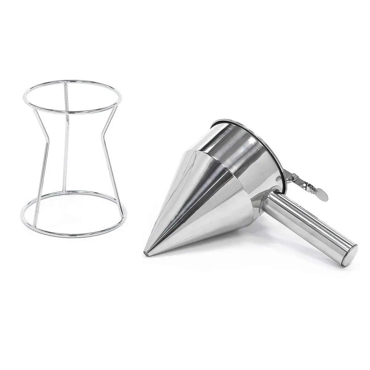 Dozator pentru aluat si topping, Naimeed D5575, inox, cu suport