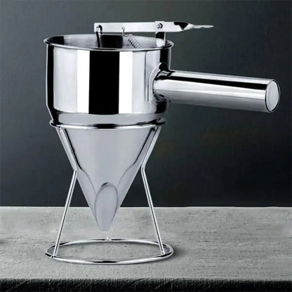 Dozator pentru aluat si topping, Naimeed D5575, inox, cu suport