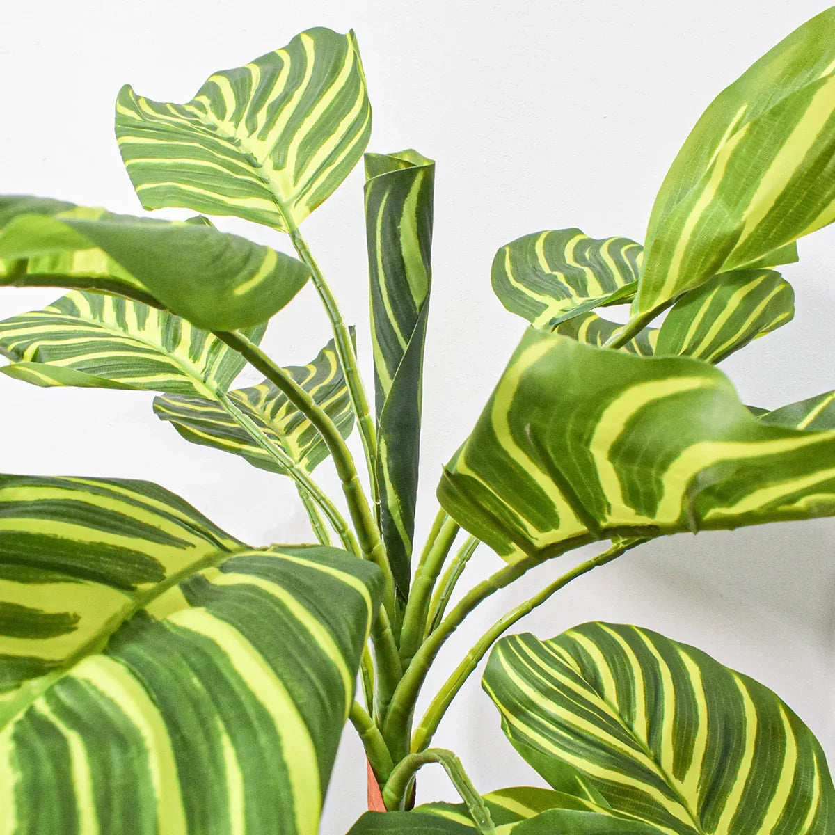 Planta artificiala, Dracaena Marginata fara ghiveci, Naimeed D5601, 115x51 cm, Verde/Galben