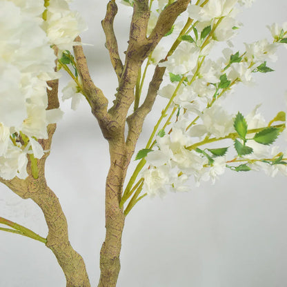 Copac artificial, Cires (Sakura) fara ghiveci, Naimeed D5603, 180x100 cm, Alb