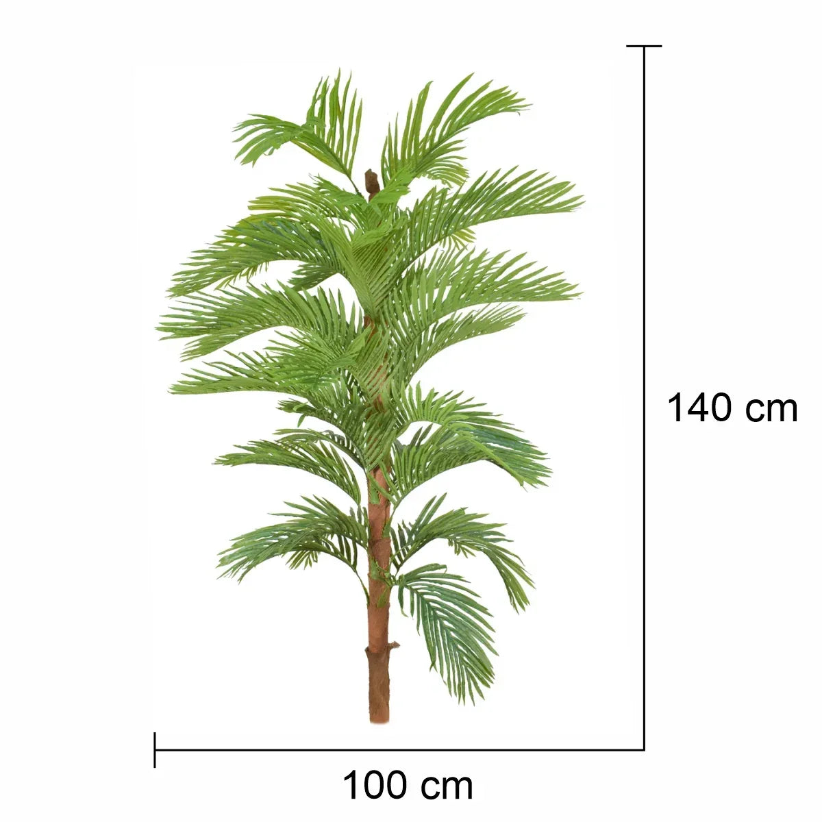 Copac artificial, Palmier fara ghiveci, Naimeed D5636, 140x100 cm, Verde