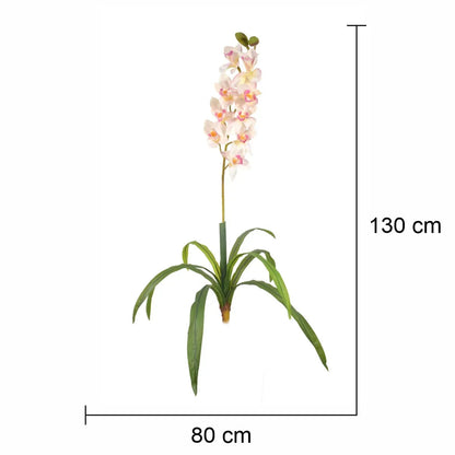 Floare artificiala, Orhidee fara ghiveci, Naimeed D5639, 130x80 cm, Roz