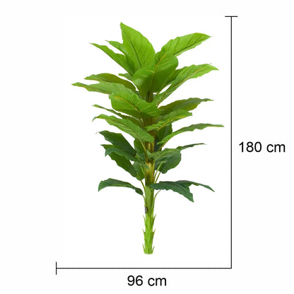 Copac artificial, Banan Japonez fara ghiveci, Naimeed D5641, 180x96 cm, Verde