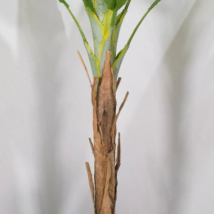 Copac artificial, Banan Musa fara ghiveci, Naimeed D5648, 233x95 cm, Verde