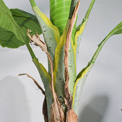 Copac artificial, Banan Musa fara ghiveci, Naimeed D5649, 305x120 cm, Verde