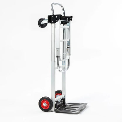 Carucior marfa cu platforma, Naimeed D5661, manevrabil in 2 pozitii, pliabil, 38x105x87cm, 100kg, Aluminiu