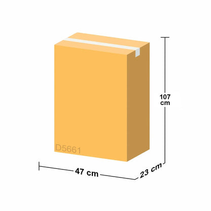 Carucior marfa cu platforma, Naimeed D5661, manevrabil in 2 pozitii, pliabil, 38x105x87cm, 100kg, Aluminiu