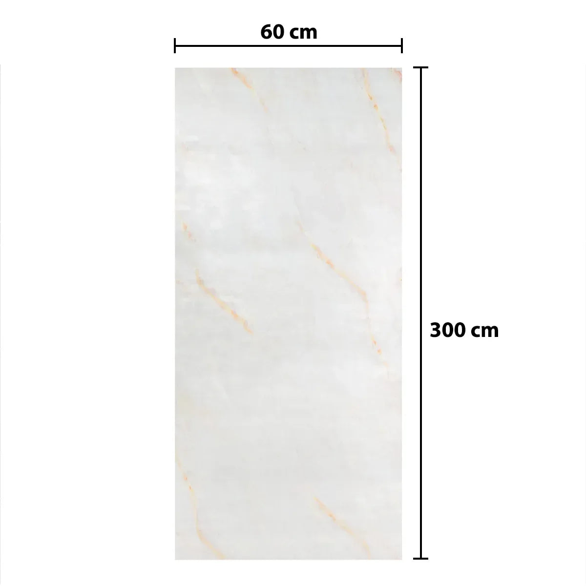 Rola panou autoadeziv, Naimeed D5681, design modern, 2mm grosime, 60x300cm, Crem