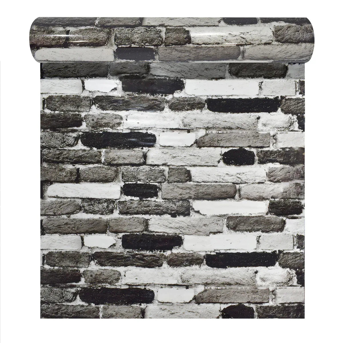 Rola panou autoadeziv, Naimeed D5683, design modern, 2mm grosime, 60x300cm, Alb/Negru