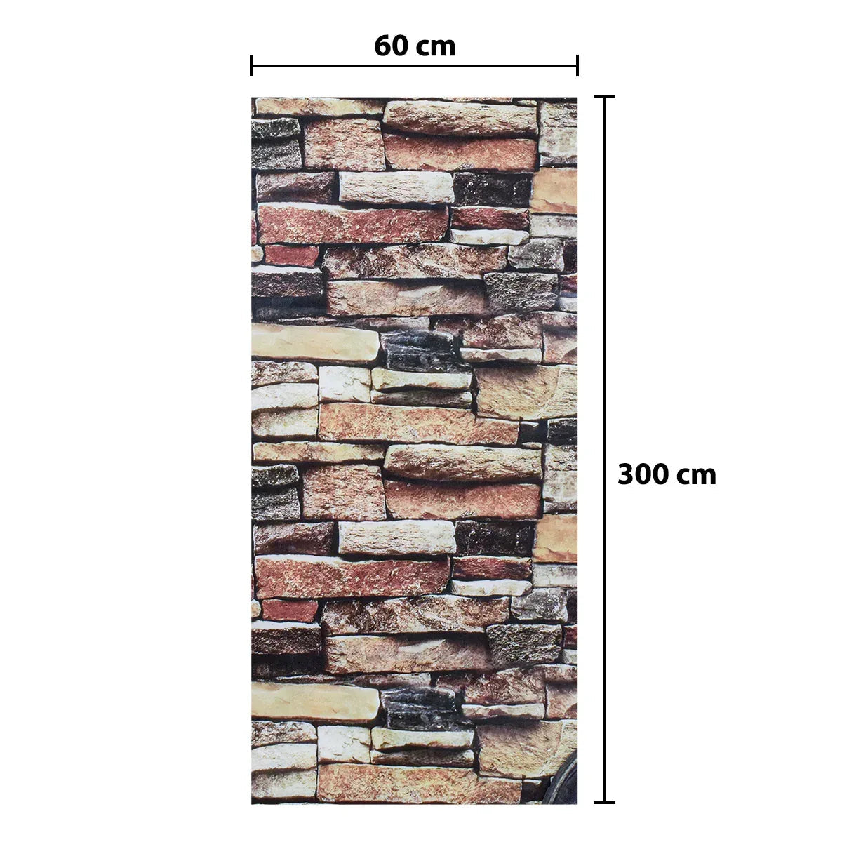 Rola panou autoadeziv, Naimeed D5684, design modern, 2mm grosime, 60x300cm, Multicolor