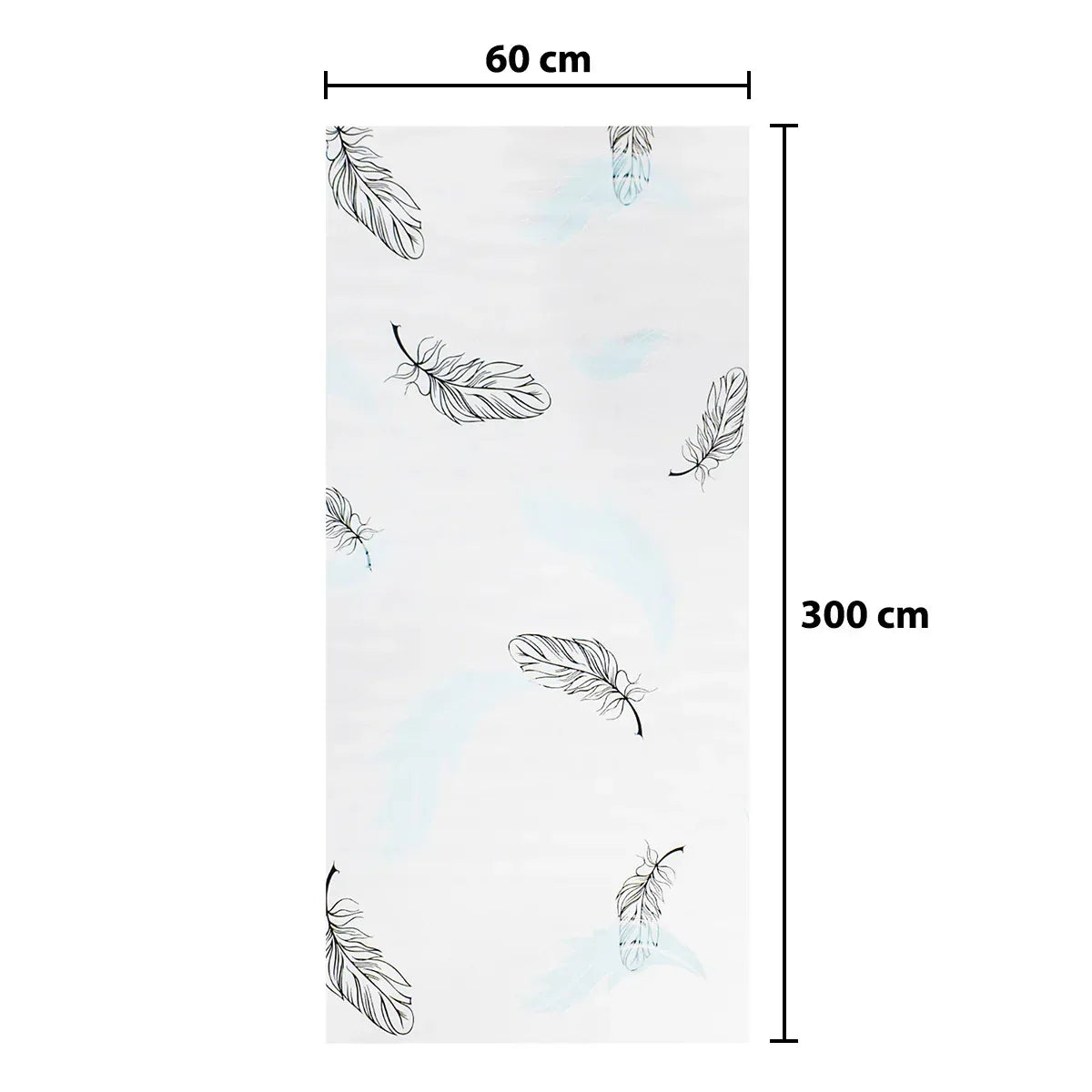 Rola panou autoadeziv, Naimeed D5686, design modern, 2mm grosime, 60x300cm, Alb