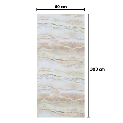 Rola panou autoadeziv, Naimeed D5687, design modern, 2mm grosime, 60x300cm, Crem