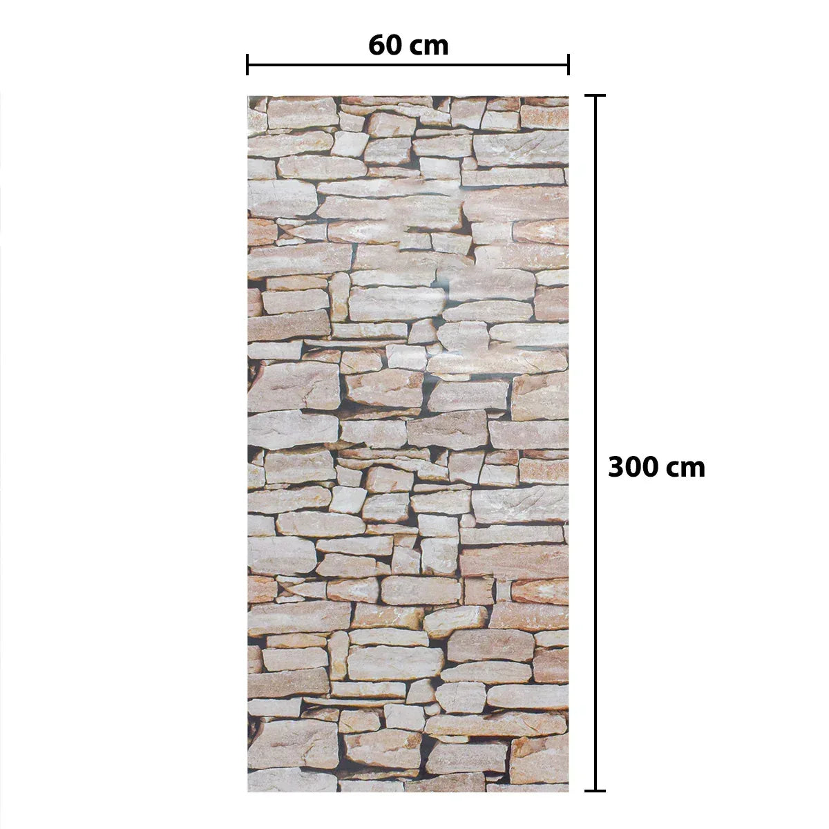 Rola panou autoadeziv, Naimeed D5691, design modern, 2mm grosime, 60x300cm, Piatra